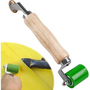 Aandrukrol hittebestendig 2-in-1, 40 mm siliconen en 6 mm messing vloerhoek naadroller