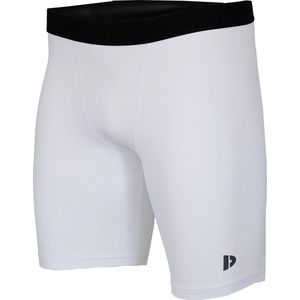 Donnay compressie short - Sportbroek - Heren - maat XL - White (001)