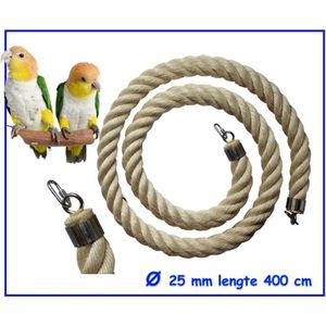 Jungle sisal touw  Ø 25 mm & 400 cm lang (vogel touw )