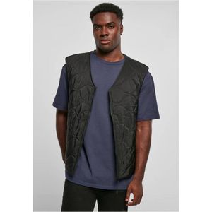 Urban Classics - Zipped Gilet Mouwloos jacket - L - Zwart