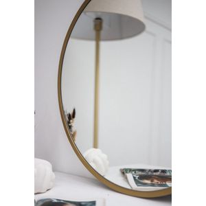 Luxe Gouden Ronde Spiegel – 70 cm