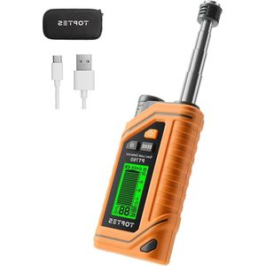 Oplaadbare aardgasdetector gaslekdetector met 30 cm uitschuifbare sonde - LEL propaanlekdetector met ingebouwde zaklamp - Methaan Butaan Brandbaar Gas - Thuis Camper.