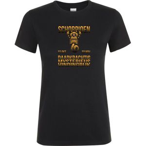 Klere-Zooi - Sterrenbeeld - Schorpioen - Dames T-Shirt - XXL