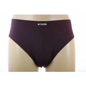 Set 13070 Underwear Freeman heren slip - Katoenen heren onderbroek - Tunnen elastiek - Zachte tailleband - M - Aubergine