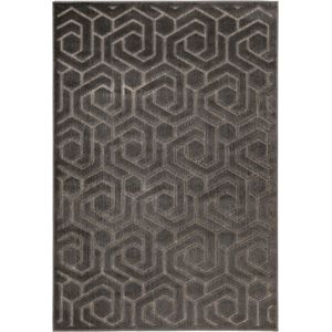 Amira | Laagpolig Vloerkleed | Grey | Hoogwaardige Kwaliteit | 80x300 cm