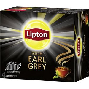 Lipton - Rich Earl Grey thee - 1x 100stuks OF 2X50