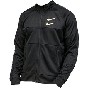 Nike NSW Swoosh Jacket - Trainingsjas - Mannen - Maat M - Zwart/Goud