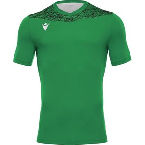 Macron Nash Shirt Korte Mouw Heren - Groen / Zwart | Maat: 5XL
