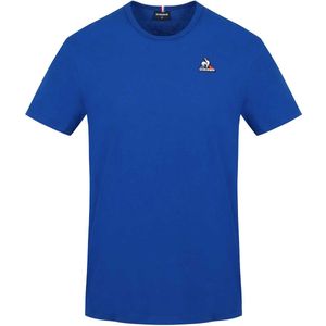 Le Coq Sportif Ess Tee Ss N°3 M Blauw Overhemd - Streetwear - Volwassen