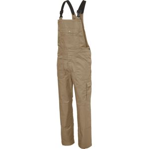Ultimate Workwear - Amerikaanse Overall WANGEN (tuinbroek, BIB, bretelbroek) - polyester/katoen 245g/m2- Khaki/Kaki