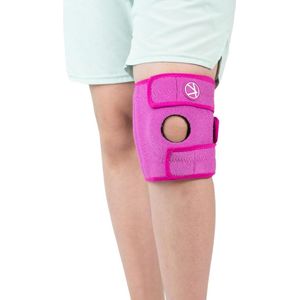 kniebrace ondersteuning voor kinderen bij kniepijn - Osgood Schlatter jeugd mcl sport meniscusscheur - kniebrace voor jongens meisjes (roze)