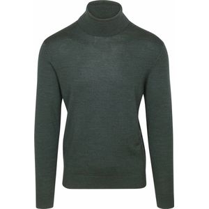 Suitable Merino Coltrui Melange Donkergroen - Maat XL - Heren