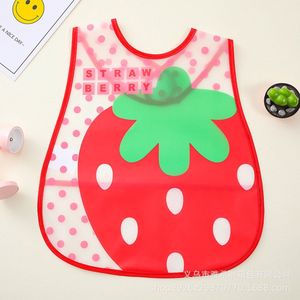 Nieuwe Collectie Slabbetjes - 2 stuks - met aardbei - Waterdicht - Kinderen/baby - 1 tot 3 jaar