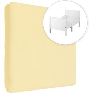Zachte Gele Jersey Hoeslaken 100% Katoen voor Peuter- en Juniorbed 160 x 80 cm