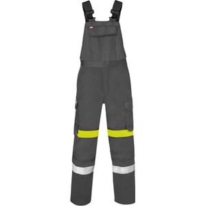HAVEP Amerikaanse Overall Force+ classe 1 20333 - Charcoal/Fluo Geel - 54