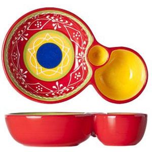 Sombrero Red Olive Dish 19.3x12.3x4.3cm