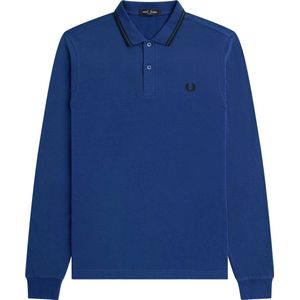 Fred Perry - LS Twin Tipped Shirt - Polo met Lange Mouw-XL