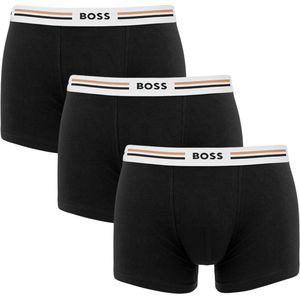 HUGO BOSS Revive trunks (3-pack) - heren boxers kort - zwart - Maat: S