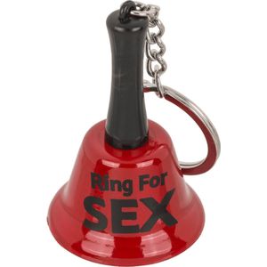 Power Escorts - Ring voor Sex bel Sleutel hanger - 4,5cm - 1 stuk