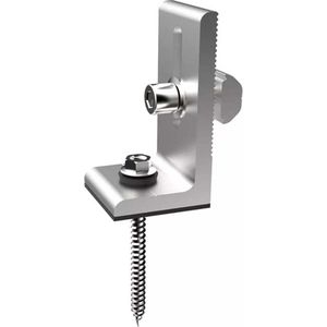 V-TAC Zonnepaneel - Structuuraccessoires - L-voeten - 1 set - Aluminium