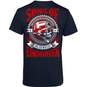 T-shirt Sons Of Eindhoven | Kerstcadeau | Cadeau voor man | Vaderdag | Navy | maat 3XL