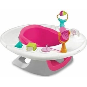 SUMMER INFANT 4in1 baby-superseat-verhoger, activiteiten, afneembaar dienblad, verstelbare stoelversteller, roze