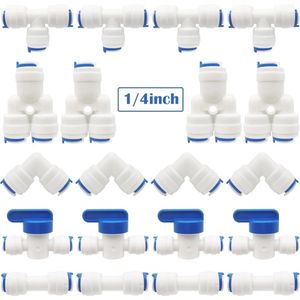 Waterfilter Connector Set - 1/4"" Pushfit Fittingen voor RO-systeem - Set van 20