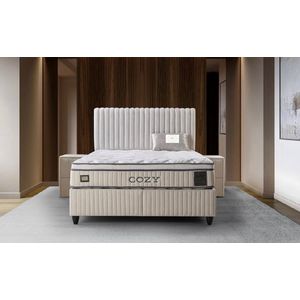 2 Persoons Opberg Boxspring Cozy 140x200