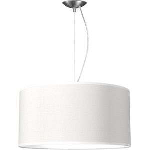 Home Sweet Home hanglamp Bling - verlichtingspendel Deluxe inclusief lampenkap - lampenkap 50/50/25cm - pendel lengte 100 cm - geschikt voor E27 LED lamp - wit