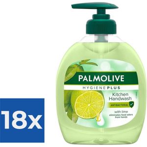 Palmolive Vloeibare Handzeep Hygiëne-Plus Anti Bacterieel Keuken 300 ml - Voordeelverpakking 18 stuks