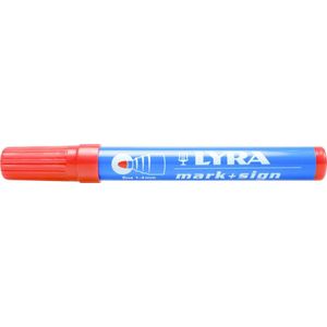 Lyra 4020017 Mark + Sign Merkstift - Permanent - Rood