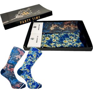 Sock My Feet geschenkdoos sokken heren 43 46 - cadeau voor man - duurzaam - naadloos - Daisy Paisley