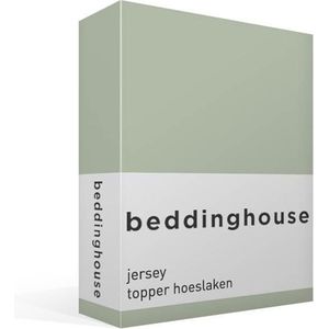Beddinghouse Jersey - Topper - Hoeslaken - Lits-jumeaux - 160x200/220 cm - Green