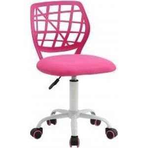 Ergonomische bureaustoel voor kinderen en tieners - in hoogte verstelbaar - roze