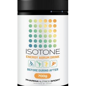 ISOTONE SPORTDRANK AGRUM PHARMANUTRICS SPORT//DE ULTIEME DORSTLESSER// VOOR-TIJDENS-NA HET SPORTEN//ISOTOON