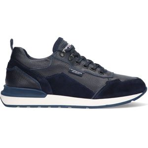 McGregor Heren Sneakers - Blauw - Lage Sneakers - Leer - Veters