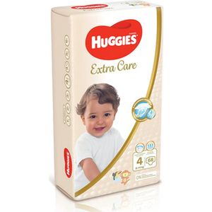 Huggies Extra Care maat 4 8-14 Kg Jumbo Pack White 68 Huggies Extra Care luiers & luierbroekjes