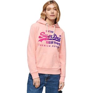 Superdry Tonal Vl Graphic Capuchon Roze M Vrouw