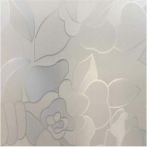 Raamfolie bloemen semi transparant 45 cm x 2 meter zelfklevend - Glasfolie - Anti inkijk folie
