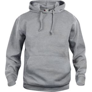 Clique Basic hoody Antraciet Melange maat XS