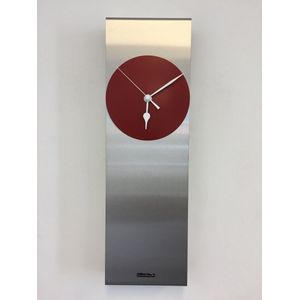 Wandklok Manhattan RED Modern Dutch Design