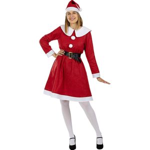FUNIDELIA Kerst kostuum voor vrouwen Miss Santa - Maat: XL - Rood