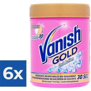 Vanish Gold Poeder Vlekverwijderaar - 470 g - Voordeelverpakking 6 stuks