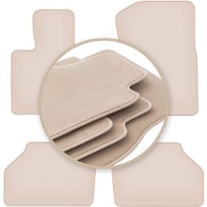 PREMIUM beige vloermatten voor: BMW X4 F26 SUV 2014-2018