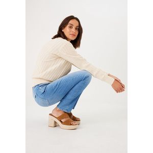 GARCIA Caro Curved Dames Slim Fit Jeans Blauw - Maat W32 X L34
