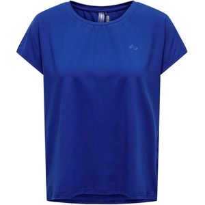 Aubree Loose T-shirt - Sportshirt - Vrouwen - Maat XS - Kobalt blauw -
