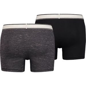 Levi's - 200SF Space Dye Heather Boxer 2-pack - Antraciet Melange