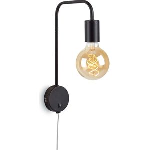 Briloner - ALVA - bedlamp - slaapkamerlamp - incl. aan-/uitschakelaar - zonder gloeilampen - max. 10 W - voedingskabel 1,8 m