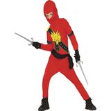 Fiestas Guirca - Kostuum Ninja child 10-12 jaar RED