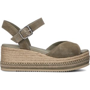Unisa Kalton Sandalen - Met Sleehak - Dames - Groen - Maat 36